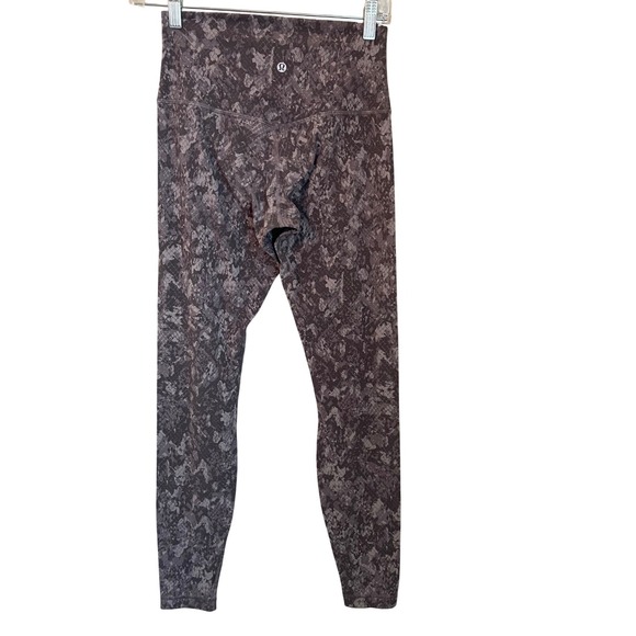 Lululemon Pants - Lululemon Align High Rise 29" Leggings Hideaway Camo Lunar Rock Size 6